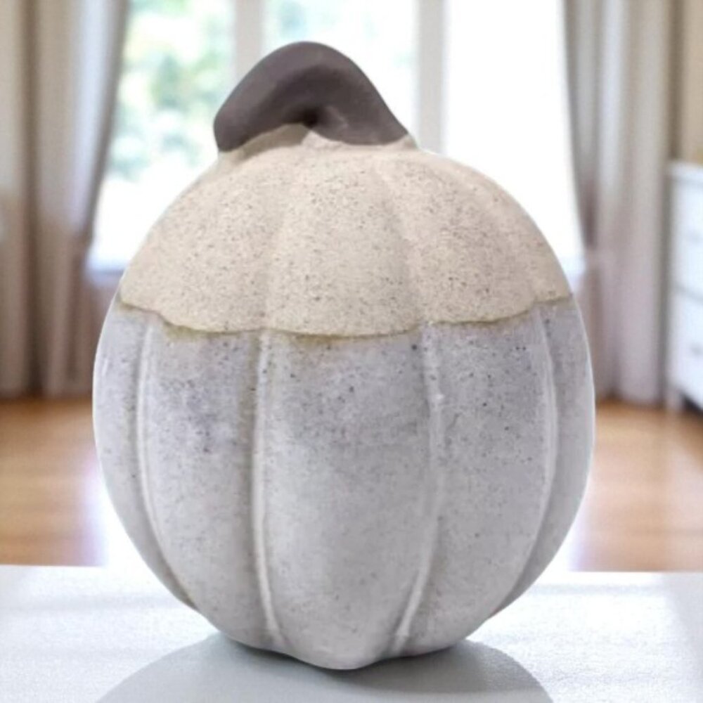 Hallmark Ceramic Pumpkin Glazed Stoneware Fall Decor